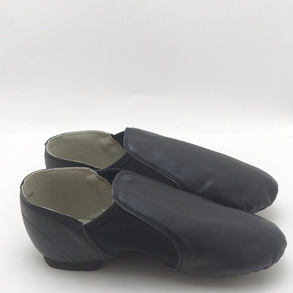 Linodes Unisex 006 PU Leather Upper Slip-on Jazz Shoe for Women and Men's Dance - Picture 2 of 7